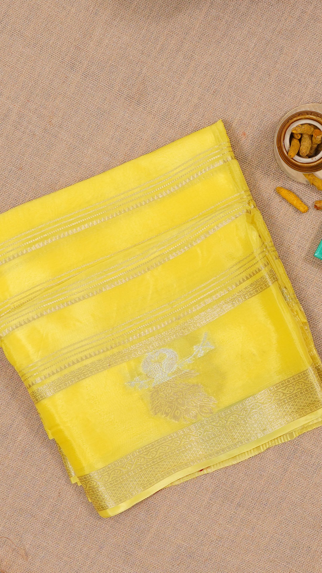 Multicolor Mashru Silk Saree with Floral Design & Zari Border