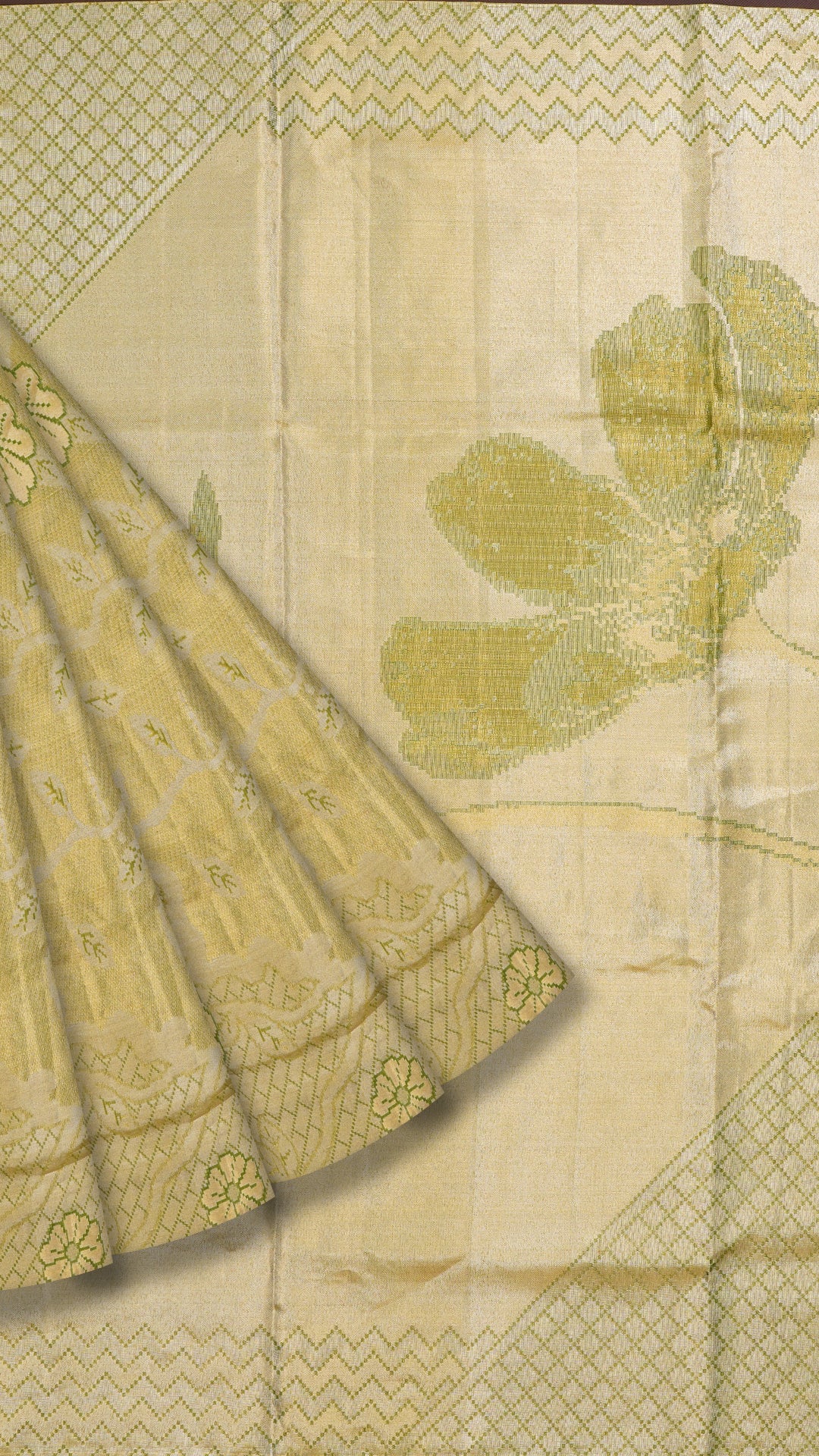 Multi-Colour Dharmavaram Pattu Saree with Big Self Border