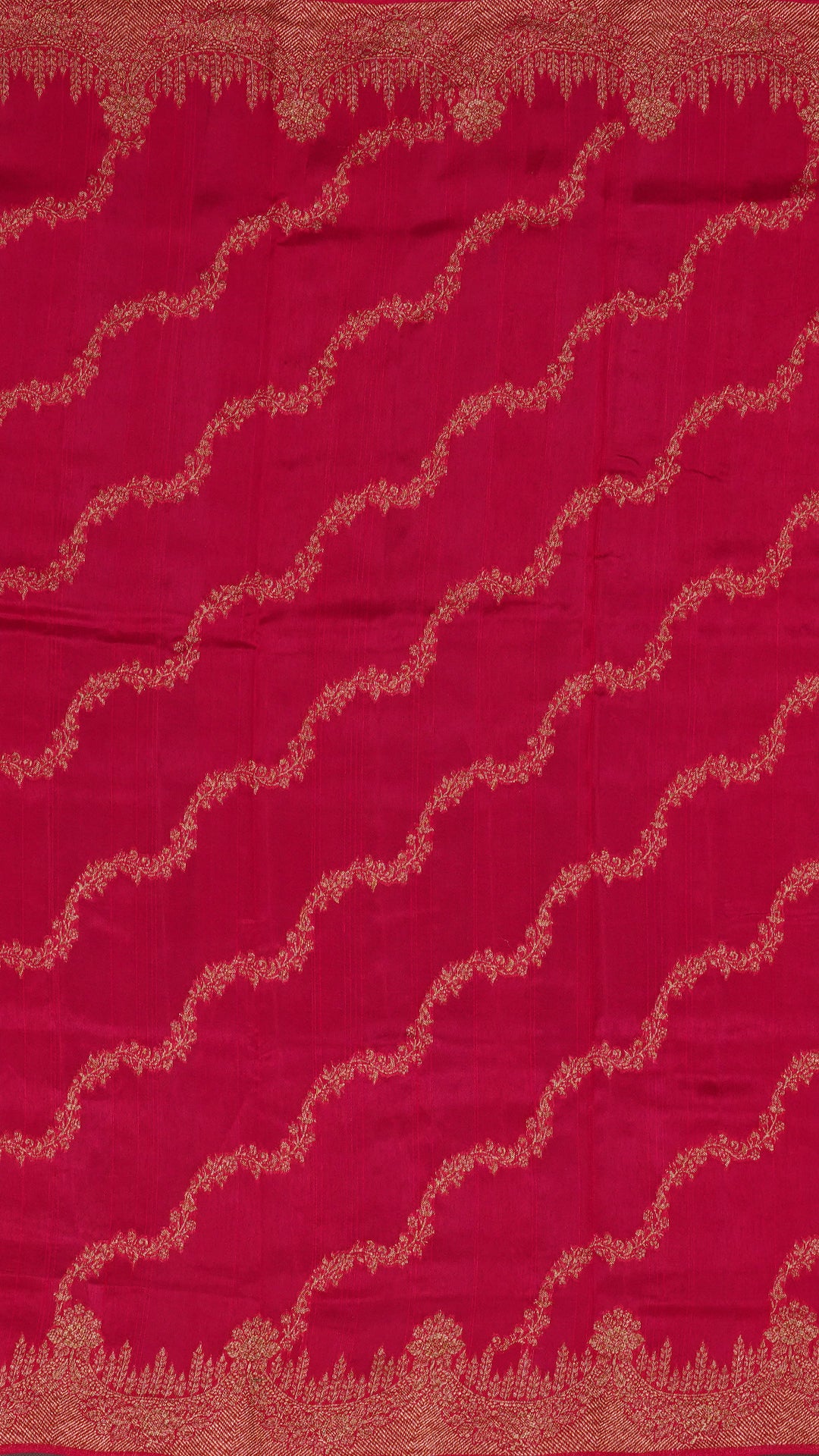 Pink Bhagalpur Silk Saree with Self Zari Border