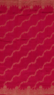 Pink Bhagalpur Silk Saree with Self Zari Border