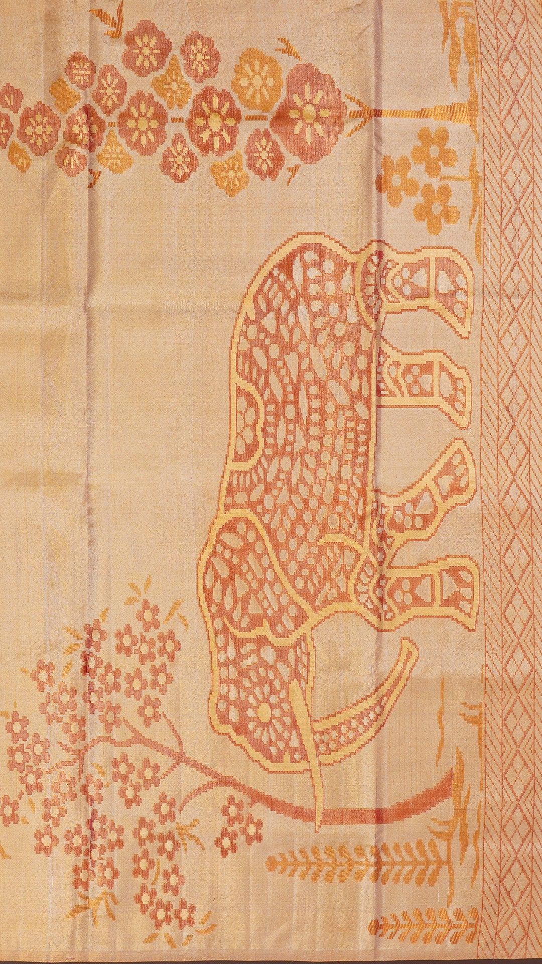 Multi-Colour Dharmavaram Pattu Saree with Self Border