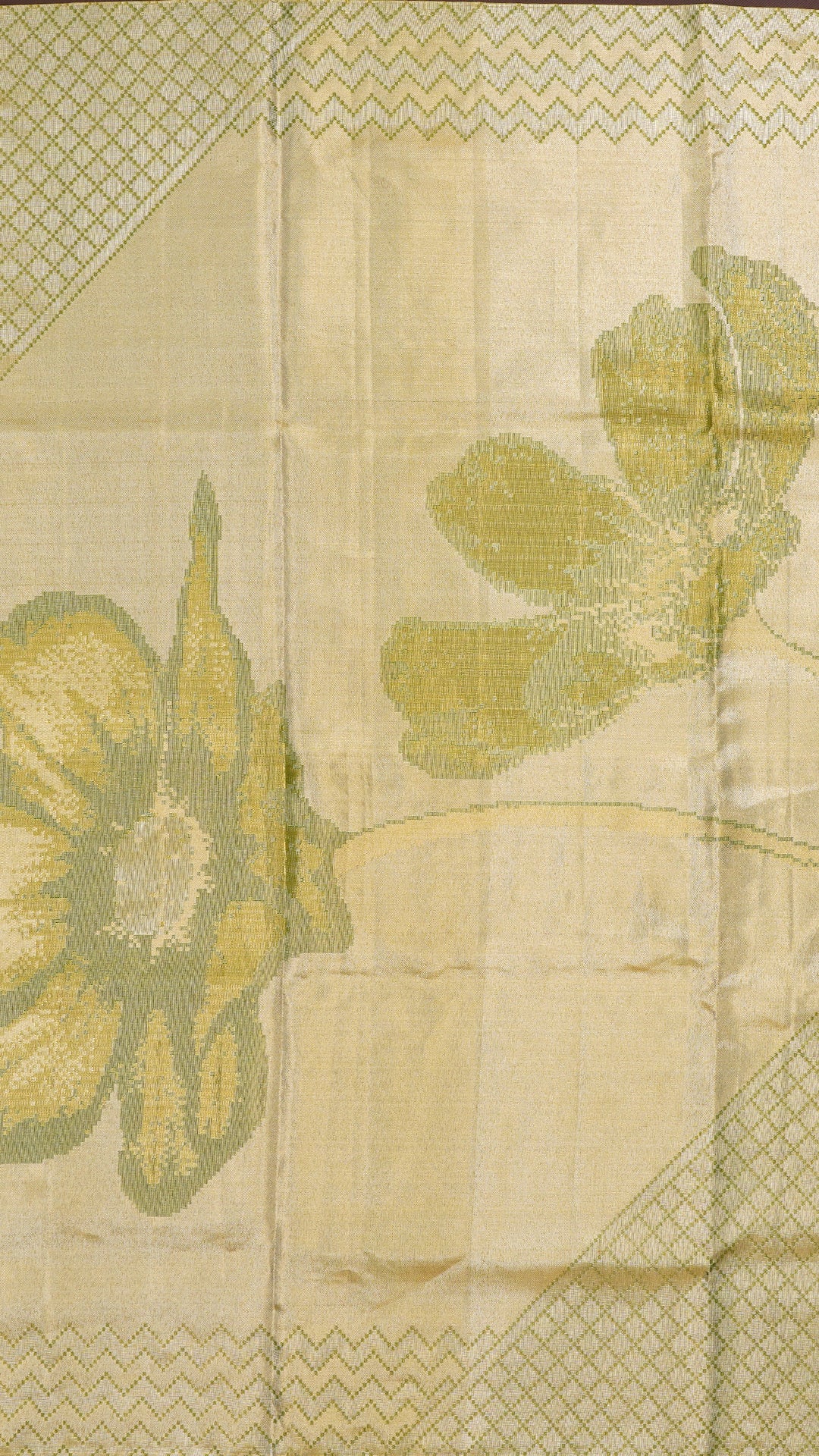 Multi-Colour Dharmavaram Pattu Saree with Big Self Border