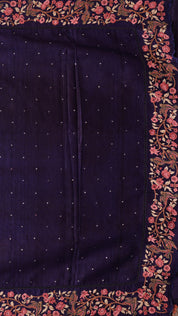 Casual Jute Silk Saree with Thread Embroidery Border