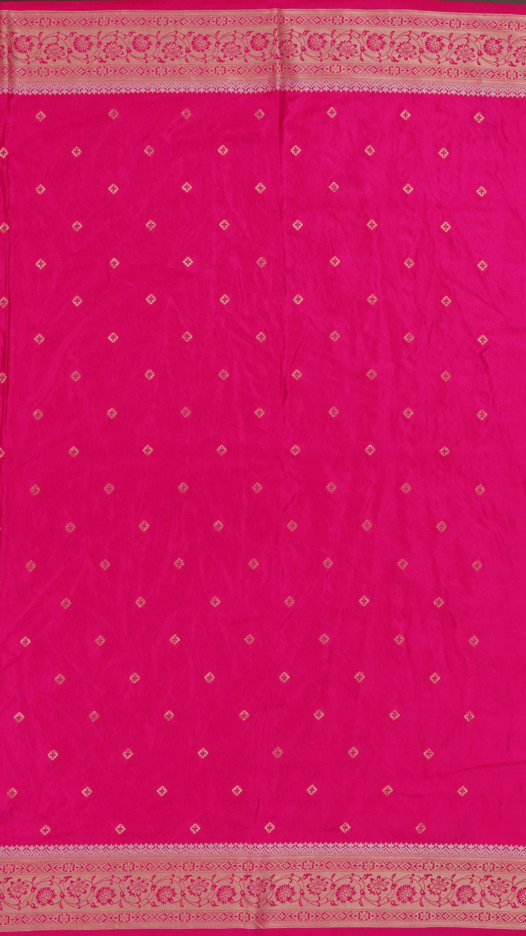 Multi-Colour Dola Silk Saree with Self Zari Border