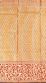 Sea Green Dharmavaram Pattu Saree with Floral Border