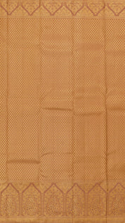 Biscuit Dharmavaram Pattu Saree with Self Brocade Design