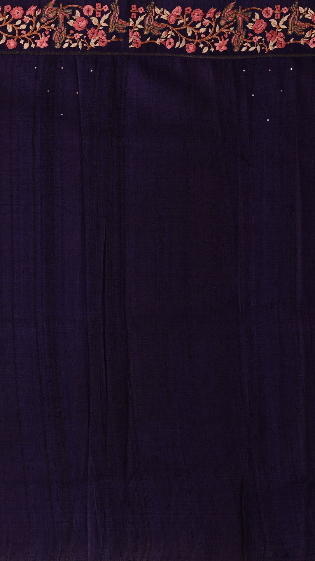 Casual Jute Silk Saree with Thread Embroidery Border