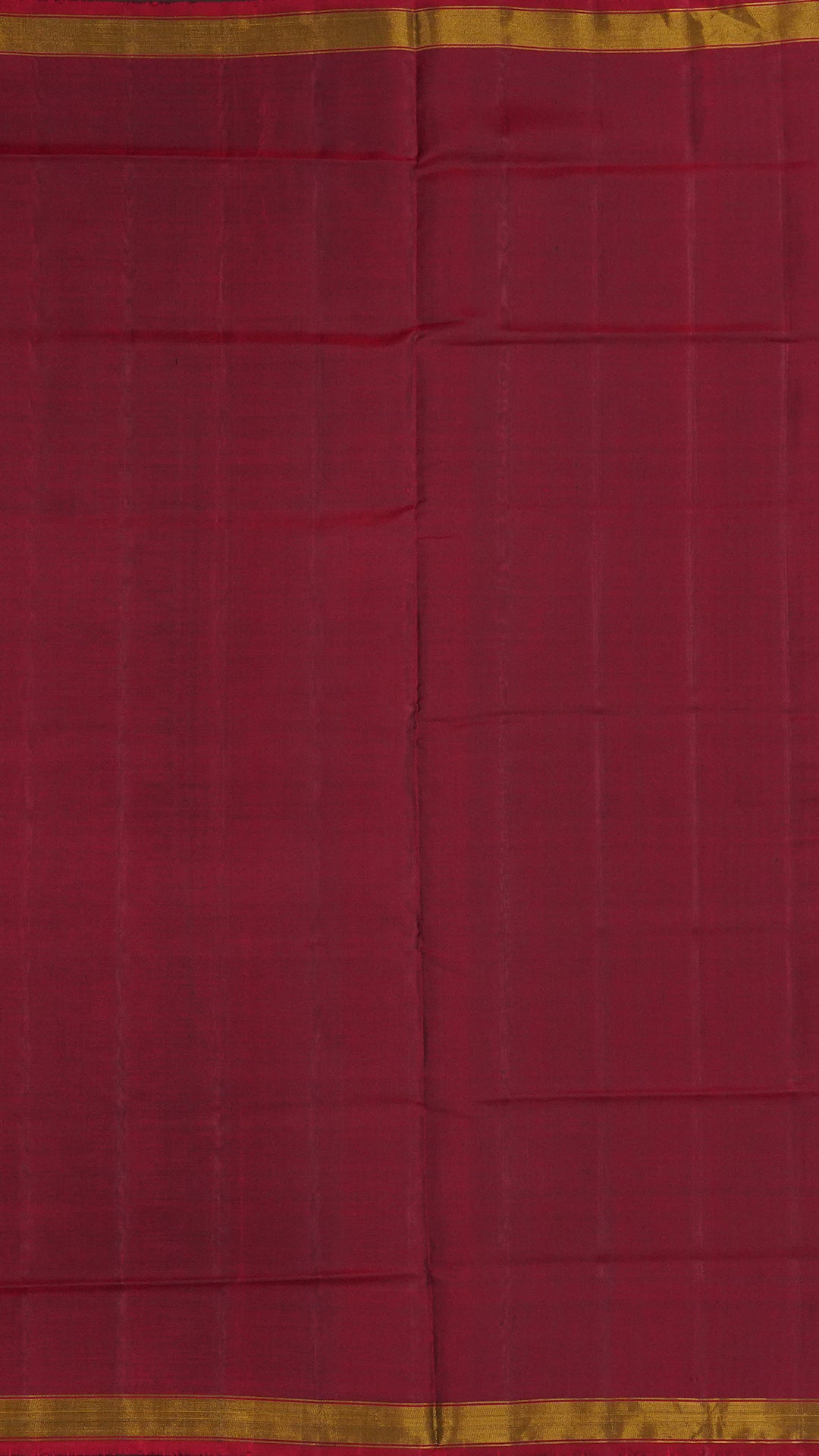 Red Patola Silk Saree with Medium Maroon Contrast Zari Border