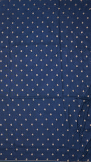 Peacock Blue Maathka Silk Fancy Designer Saree | Vaarahi Silks