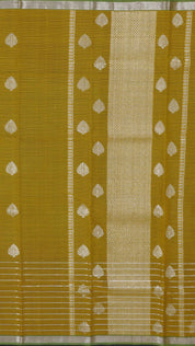 Yellow Zari Kota Saree