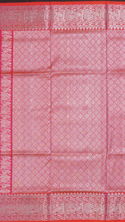 Purpule With Orange Venkatagiri Silk Saree with butta