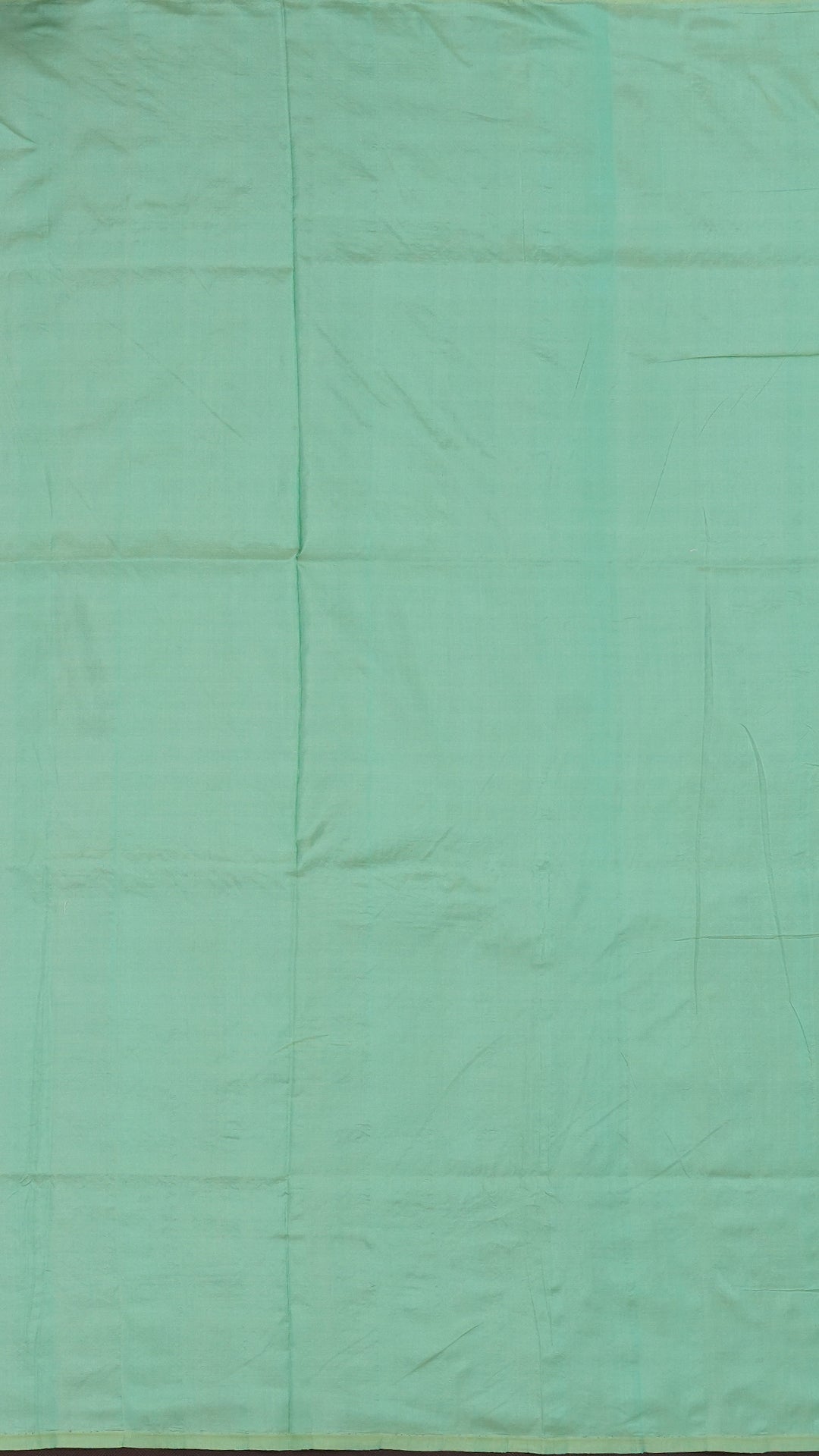 Sea Green Banaras Silk Saree with Small Self Zari Border