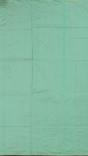 Sea Green Banaras Silk Saree with Small Self Zari Border