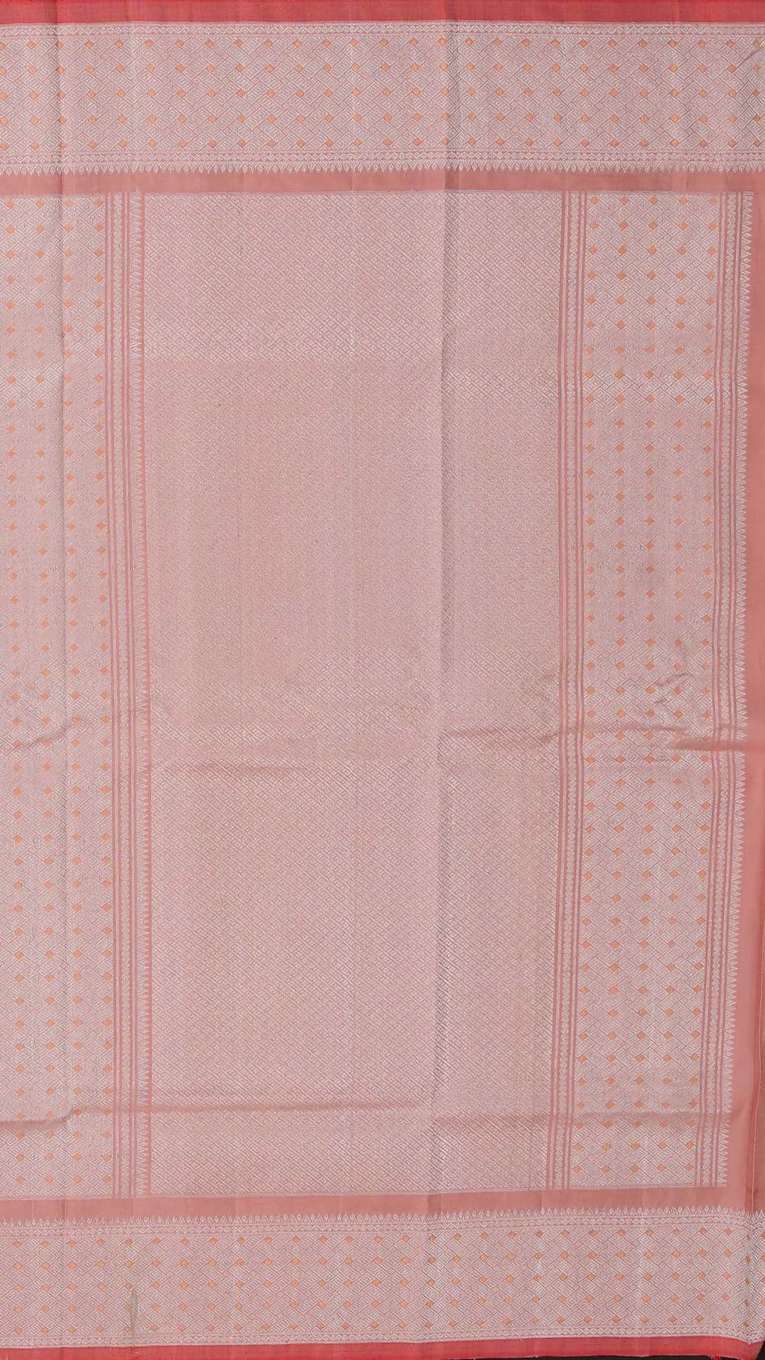 Peach Gadwal Pattu Saree