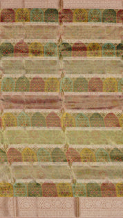 Multi Colour Dola Silk Saree with Zari – All Over Design | Vaarahi Silks