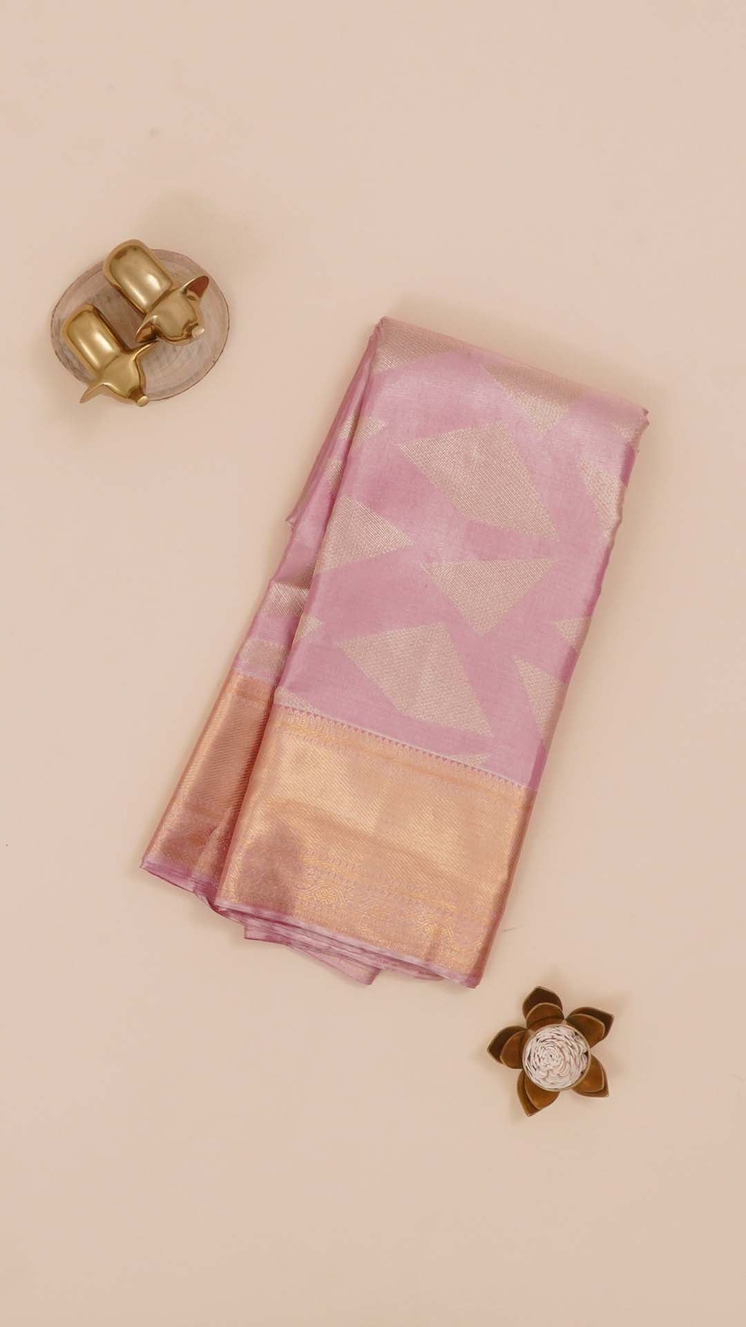 Light Pink Nischayathartham/Engagement Saree