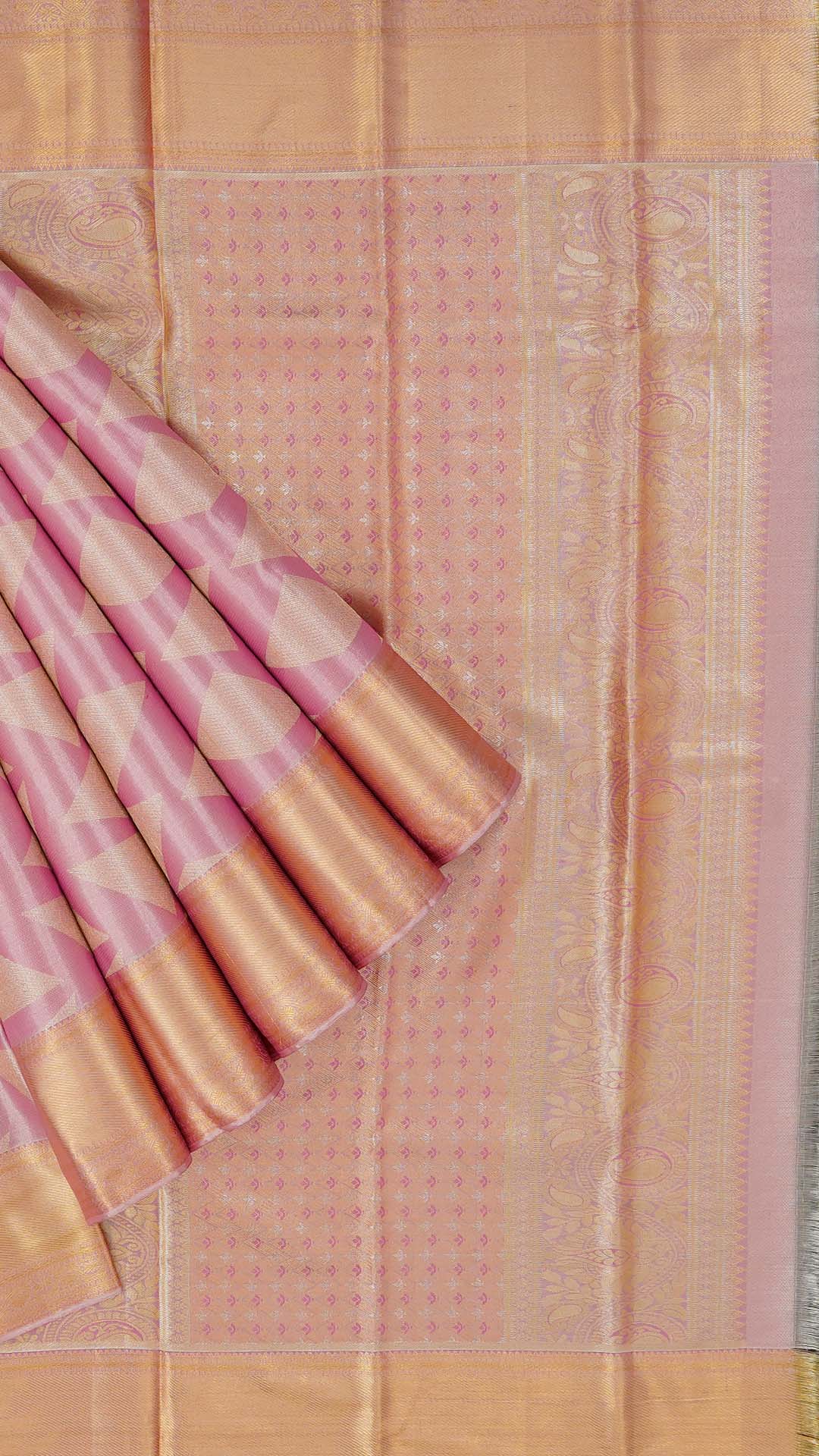Light Pink Nischayathartham/Engagement Saree