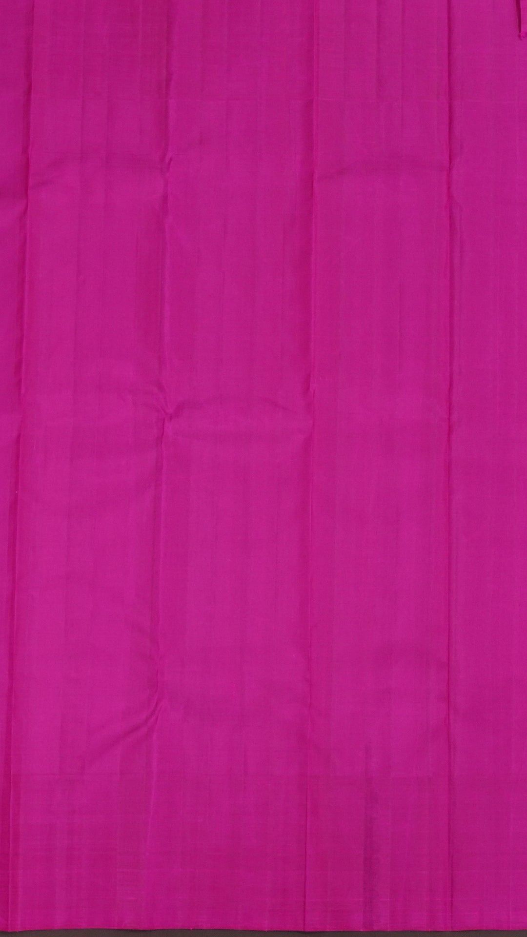 Rose Pink Kanchi Pattu Silk Saree with Large Silver Contrast Butta Border