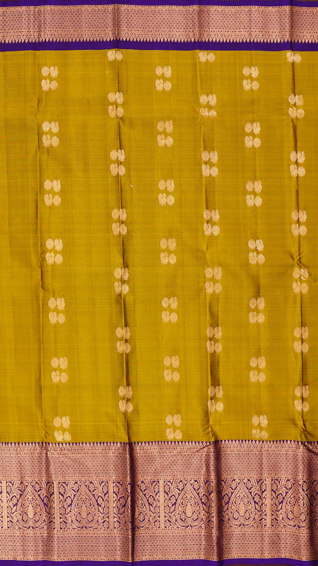 Mehendi Green Kanchipuram Saree
