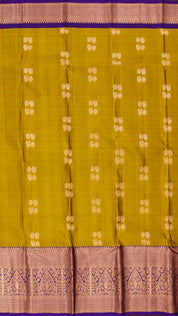 Mehendi Green Kanchipuram Saree