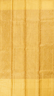 Golden Self Zari Kanchi Pattu Silk Saree with Tissue Border