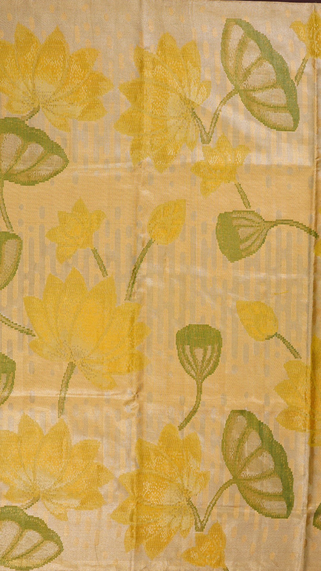Gold Kanchipuram Saree with Contrast Brocade