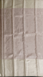 Grey and Silver Kanchi Pattu Saree for Sophisticated Looks