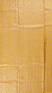 Gold Kanchipuram Saree with Contrast Brocade